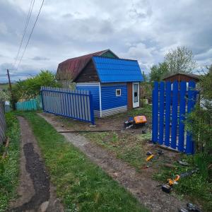 Научный городок Забор из штакетника под ключ RAL5005 Распашные ворота нестандартного размера