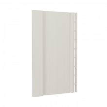 Вертикальный сайдинг S7 Деке Премиум Пастель / Docke Premium Pastel (Пломбир) 0,54м2