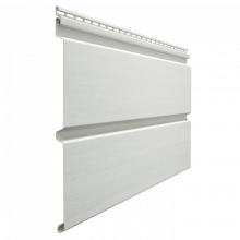 Сайдинг Деке Премиум Пастель / Docke Premium Pastel Брус D6S (Пломбир) 1,08м2
